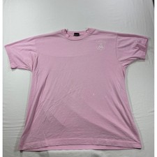 Vintage Screen Stars Best T-Shirt XL Pink Petersburg Embroidered Made in USA 90s