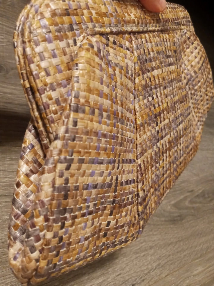 Cartera clutch tejida Lauren Merkin Foto 2 de 4