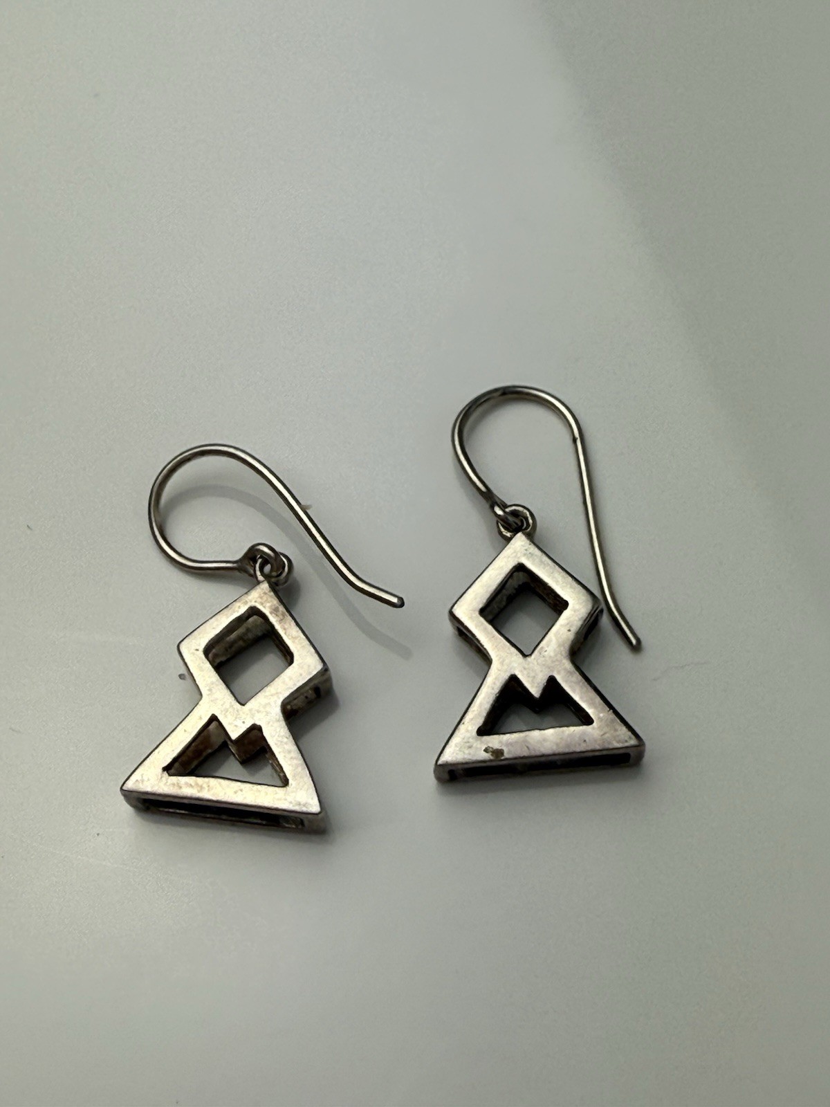 Silpada Sterling Silver Triangular Geometric Earr… - image 1