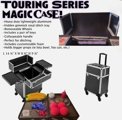 TOURING MAGICIANS CARRYING CASE Magic Trick Prop Suitcase- shipped from USA