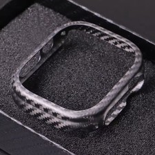 Genuine Carbon Fiber Bumper Case Cover For Apple Watch Ultra 49mm Series 11 10 9