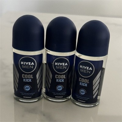 NIVEA Men Cool Kick 48H Roll On Deodorant for Men Multipack 1 piece ALCHOL FREE