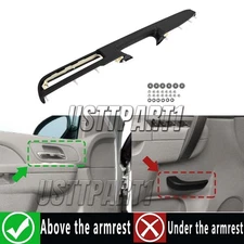 Driver Left Door Panel Handle Armrest Repair 10-14 For Chevy GMC Tahoe Silverado
