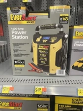 Everstart Maxx J5CPDE Jump Starter, Power Station, 1200 Peak Battery Amps with 5