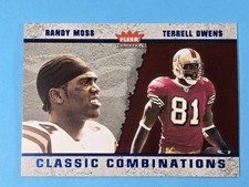 2003 Fleer Tradition - Classic Combinations Randy Moss, Terrell Owens #11 /750