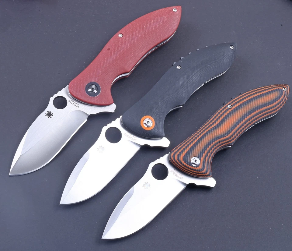 Faca de bolso interna resistente grossa cabo G10 lâmina de lança flipper rolamento vermelho - Imagem 4 de 4