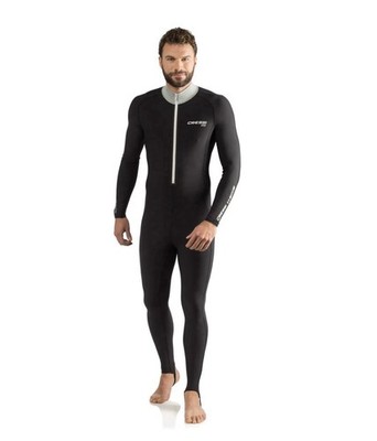 Cressi Skin Full Suit 1MM, Men's, Black/Silver, XL NWT WDG050605