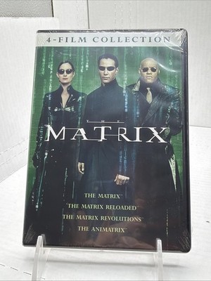 The Matrix 4-Film Collection (DVD) Keanu Reeves - New/Sealed
