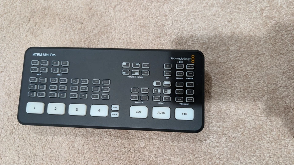 Black magic ATEM mini PRO Production Switcher (Switcher Only) - Image 2 of 4