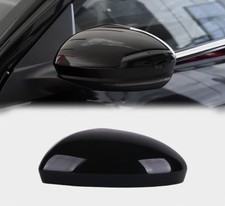 Black Left Driver Side Car Rearview Mirror Cap Cover For Nissan Sentra 2020-2024