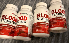 Forge Labs Blood Stabilizer w/ Biotin Ultra Potency 4 Pack 30ct Each Exp 07/2026
