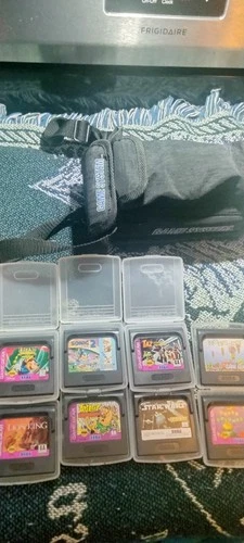 sega game gear lot of games & case