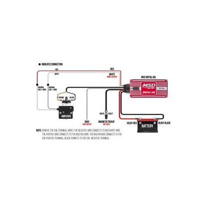 MSD Ignition 6425 Digital-6AL Ignition Controller Red
