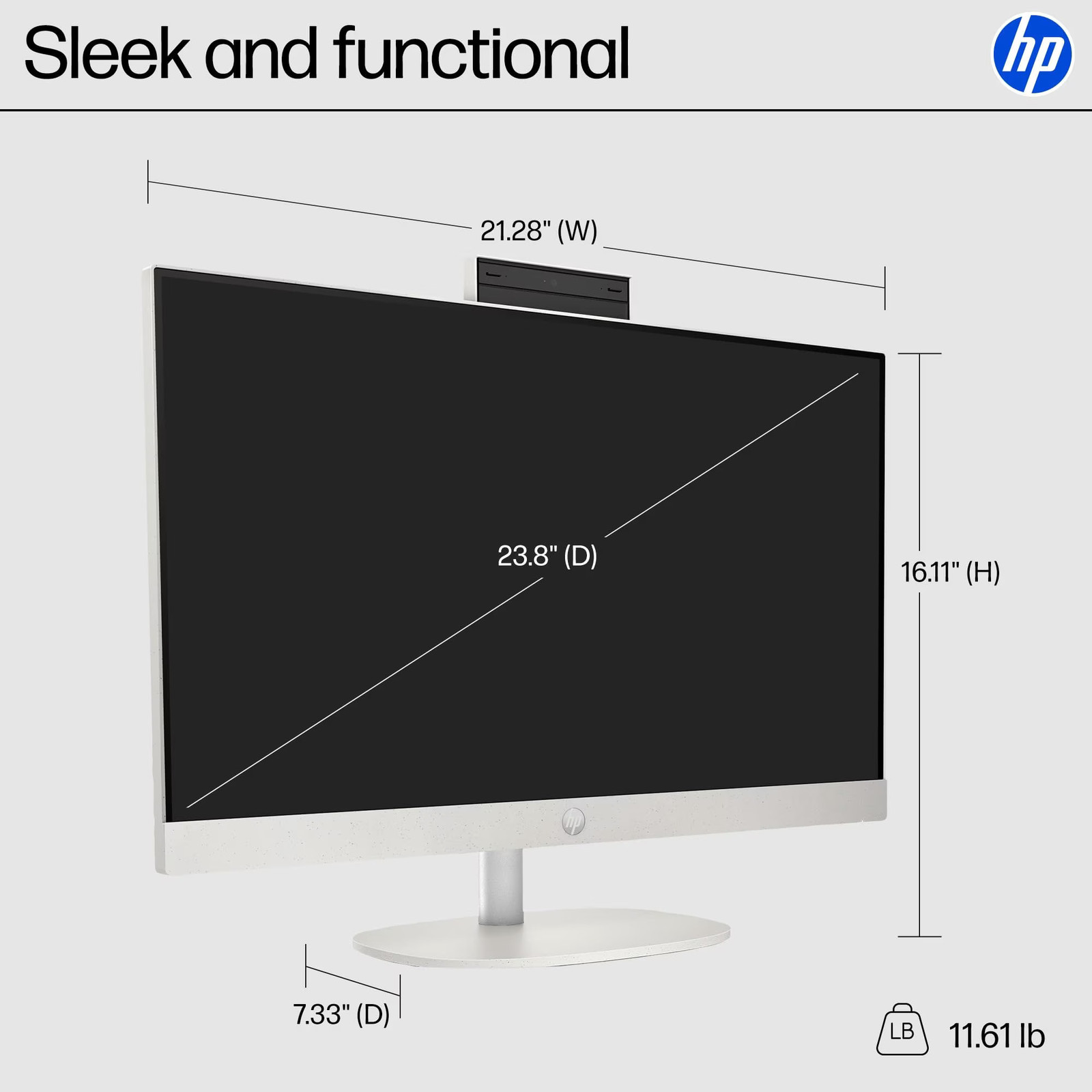 HP 24-CR000 All-in-One Desktop 23.8" Táctil FHD: i3-N300 8GB 512GB W11H, imagen 4