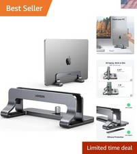 Aluminum Vertical Laptop Holder - Fits Up to 17.3" Devices