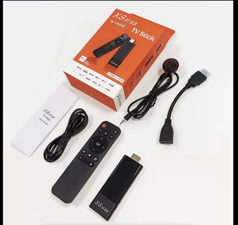 Stick Android Tv XS97 S3 – 4K, Android 10, Télécommande + Accessoires - Bild 3 von 3