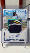 2025 Boys of Summer Baseball Carson Williams Patch Auto On-Card 1/1