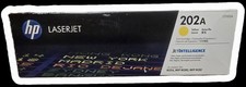 HP 202A Yellow LaserJet Toner Cartridge CF502A OPEN BOX