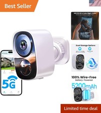2025 2K Wireless Outdoor Security Camera with AI Motion Detection  Free Cloud