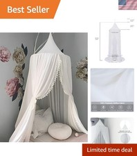 Transform Your Child's Room with a Pom Pom Kids Bed Canopy - Fairy Tale Decor