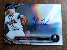 2013 Bowman Platinum Prospect Autographs J. R. GRAHAM MLB Baseball Card #BPAP-JG