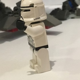 LEGO Star Wars 4482 AT-TE Walker 2003 Used, ONLY 1 Mini figure, w/ Speeder Bike