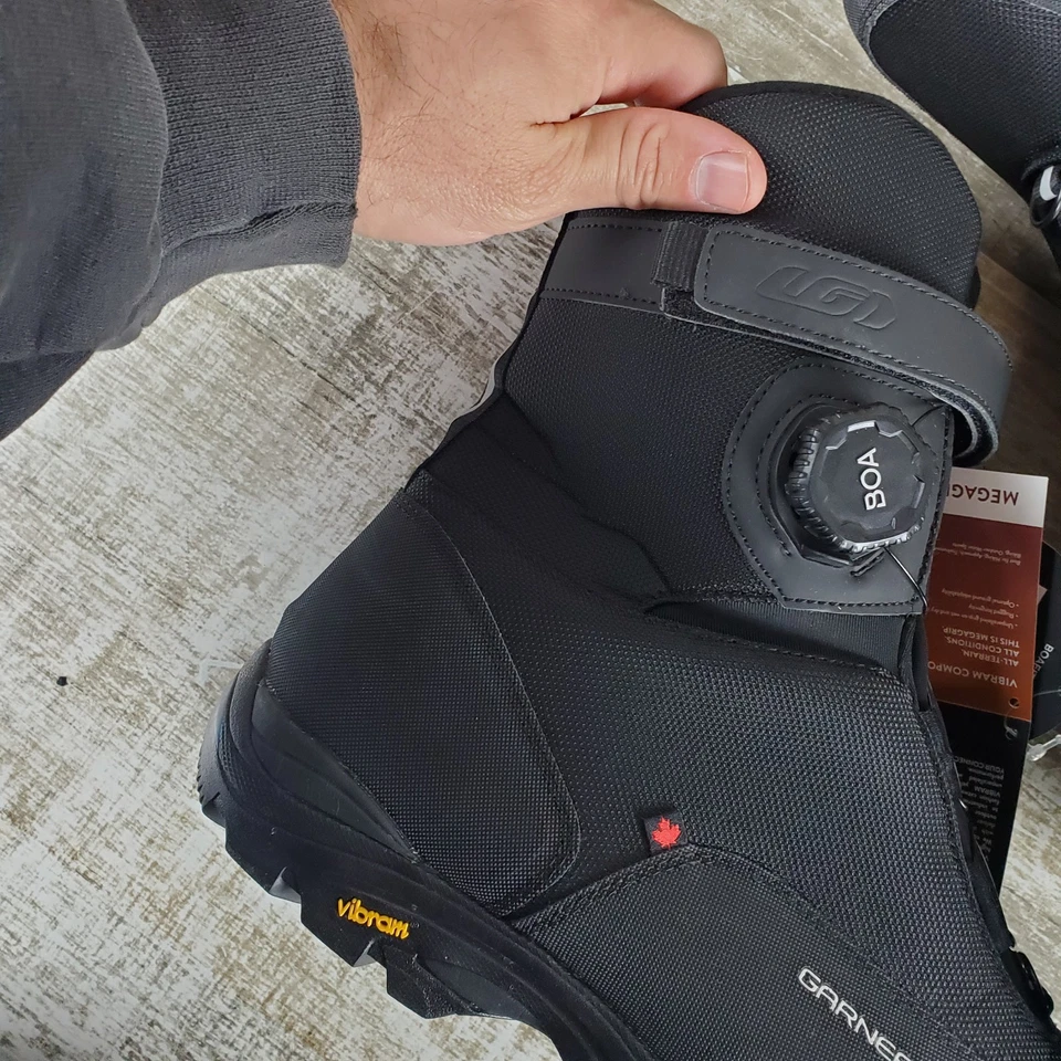 Louis Garneau Klondike M4 Cycling Boots Mens Sz 10.75 EU 45 Black BOA - Image 4 of 4