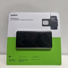 Belkin BoostCharge 2-in-1 Magnetic Wireless Charging Pad with Qi2 15W 5W USB-C
