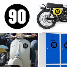 Number 90 Via, Sticker Vinyl
