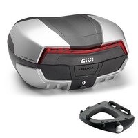 Givi V58N2 Bauletto 58LT Schwarz Mit Honda Pan European ST 1300 Piastra 2004