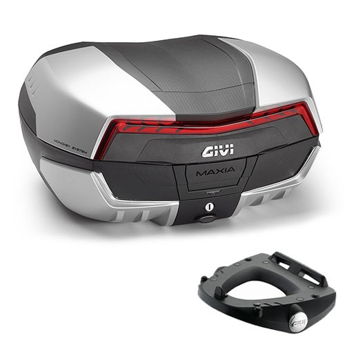 Givi V58N2 Bauletto 58LT Schwarz Mit Honda Pan European ST 1300 Piastra 2004-image