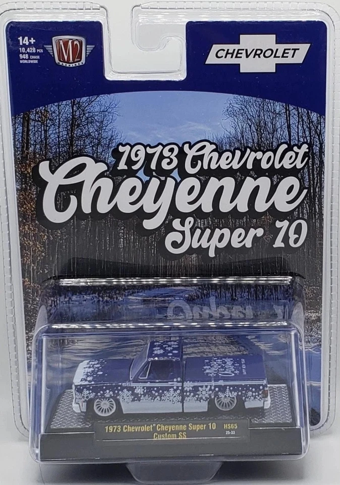 chase! M2 1:64 1973 Chevrolet Cheyenne Super 10 Custom SS “SS454" 31500-HS65 - Image 3 of 4