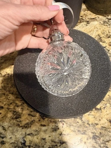Waterford Crystal Times Square Ball 100th Anniversary Ornament 2008- Lighted