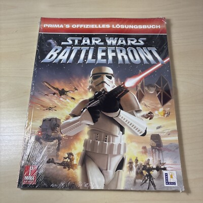 NEU : Star Wars Battlefront Offiz. Lösungsbuch Spieleberater Guide 2004 IN FOLIE