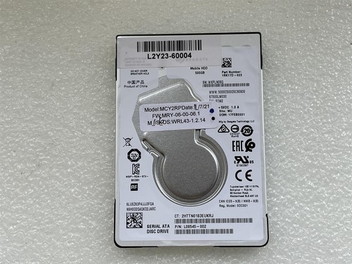 Disque Dur 500 Go Seagate ST500LM030 - SATA 6 Gb/s, 2.5 Pouces, 5400 RPM - Occasion Testé