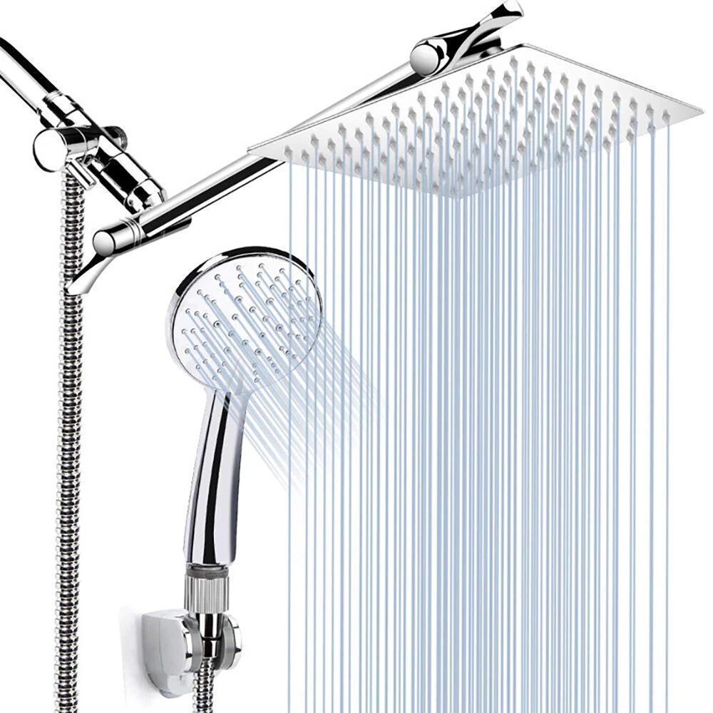 Tudoccy Shower Head, Inch High Pressure Rainfall Shower, 46 OFF