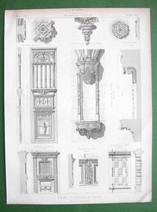 ARCHITECTURE-PRINT-Paris-Church-of-St-Etienne-du-Mont-Interior-Details