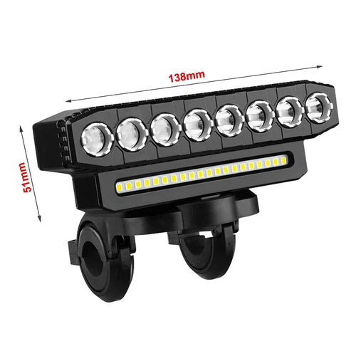 USB Rechargeable Bicycle Front Headlight Super Bright LED Bike Light Waterproof - Picture 7 of 16