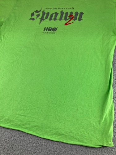 Vintage Spawn 2 Shirt Men XL Green HBO Animated Show Todd McFarlane Comics Movie - Picture 18 of 23