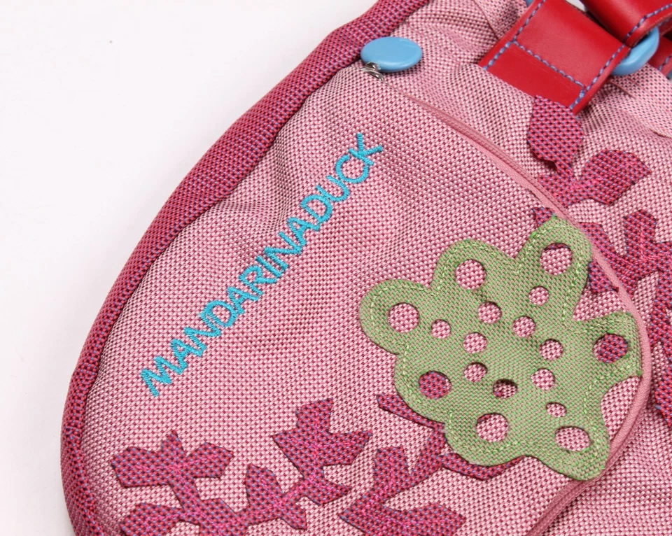 Vintage Mandarina Duck Y2K Kidcore Applique Pink Shoulder Bag OS - Image 3 of 4