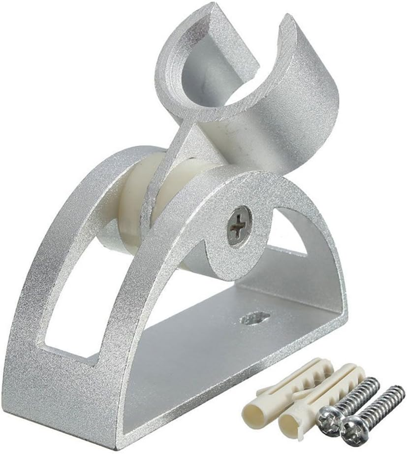3 Inch Wall Mounted Handle Adjustable Aluminum Shower Head Holder a Tape