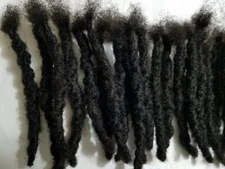 dreadlocks 100% Human Hair 3/4"  thick  handmade 5 pcs 12 pcs 12" big size 1b.