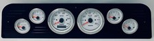 1966 Gmc 6 Gauge Gps Dash Panel Insert Black