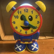 The Learning Journey Telly Teaching Time Clock w/ Night Light Educational Toy