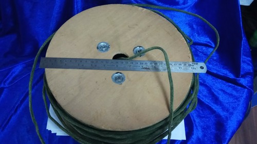 Excellent NOS #15AWG Western Electric Cloth Solid Copper Wire Twins X6M (#901) - Picture 5 of 5