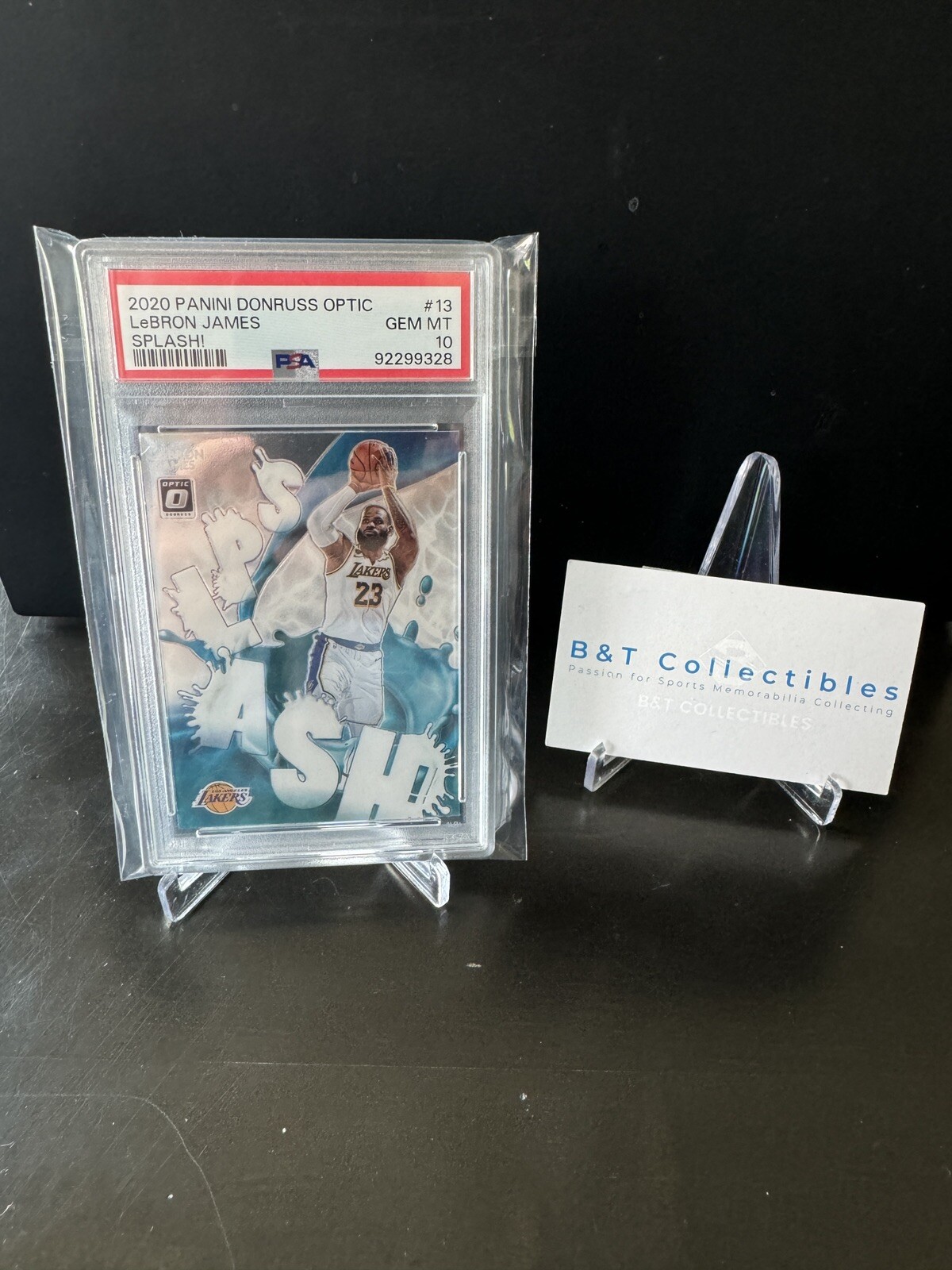 2020 Panini Donruss Optic #13 LeBron James Splash PSA 10 GEM MINT🔥🔥