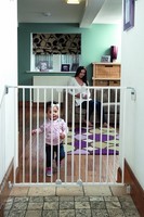 Baby Safety Gate Extending 62-102 Cm Metal Adjustable Stair Door Child Pet Baby Safety Gate Extending 62-102 Cm Metal Adjustable Stair Door Child Pet