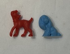 Minifiguras de Gumball de Dama y Vagabundo Disney Premiums 1983 de colección