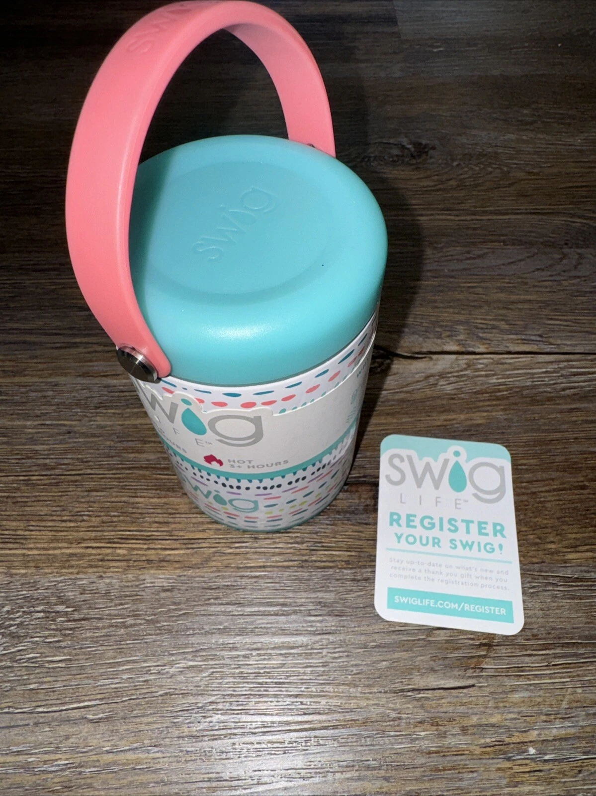Swig Life Insulated Food Jar 12oz Insulated Food Container with Lid and Handle