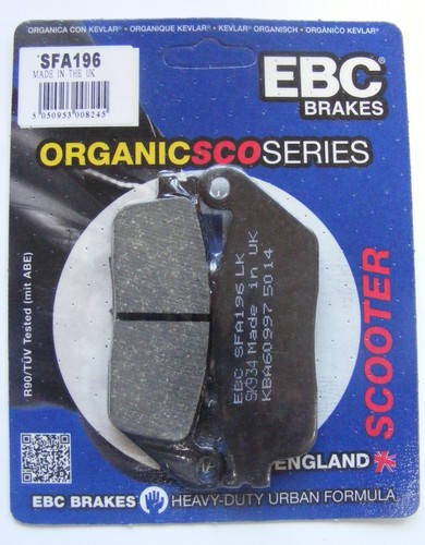 EBC Organique Avant Plaquettes Disque de Frein Pour Yamaha YP125R Xmax 125 (2010 - Picture 2 of 9
